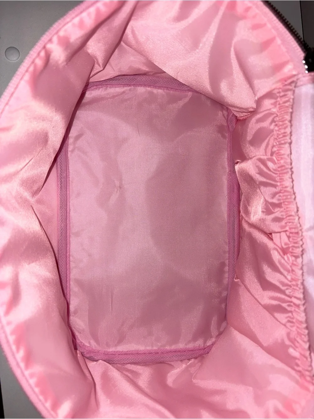 Jeffree Star Pink & White Marble Cosmetic Case with Top Handle